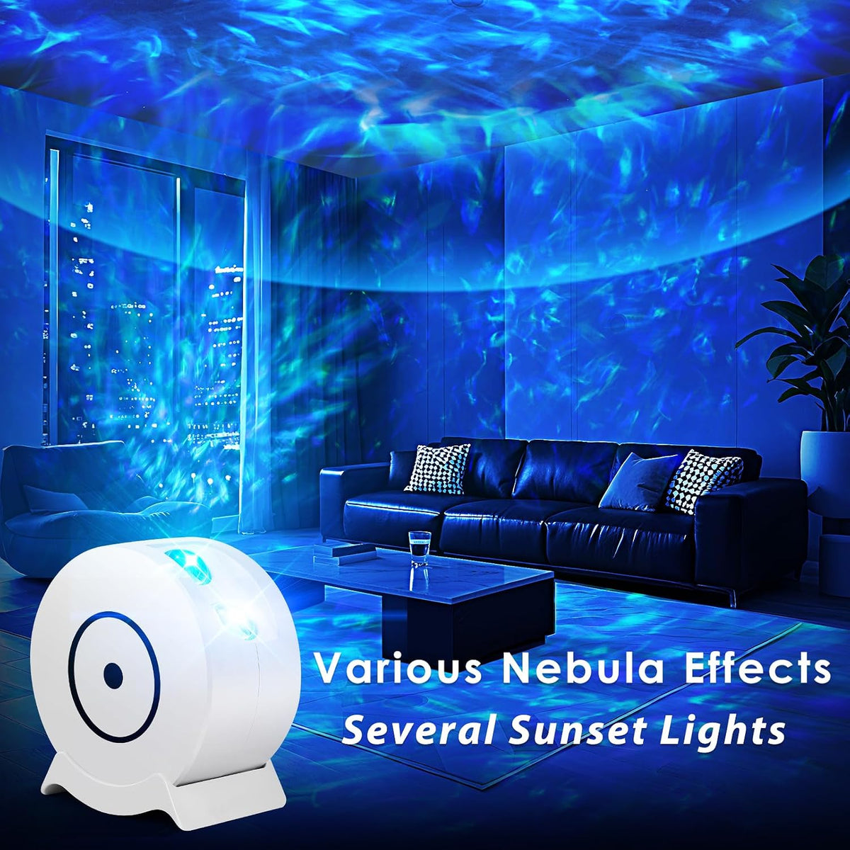 Galaxy Projector for Bedroom Night Light for Kids with Timer and Remote