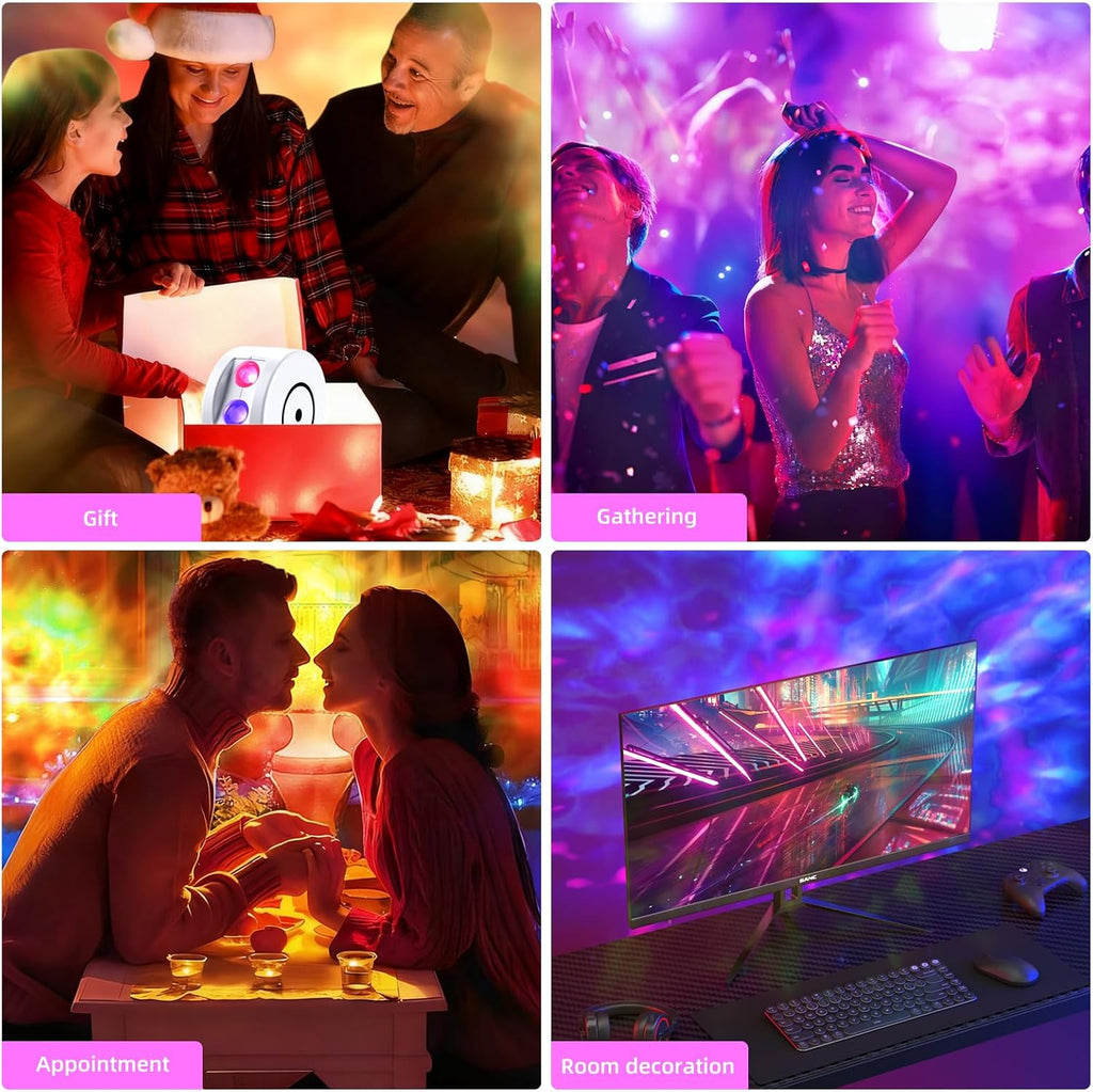 Galaxy Projector for Bedroom Night Light for Kids with Timer and Remote