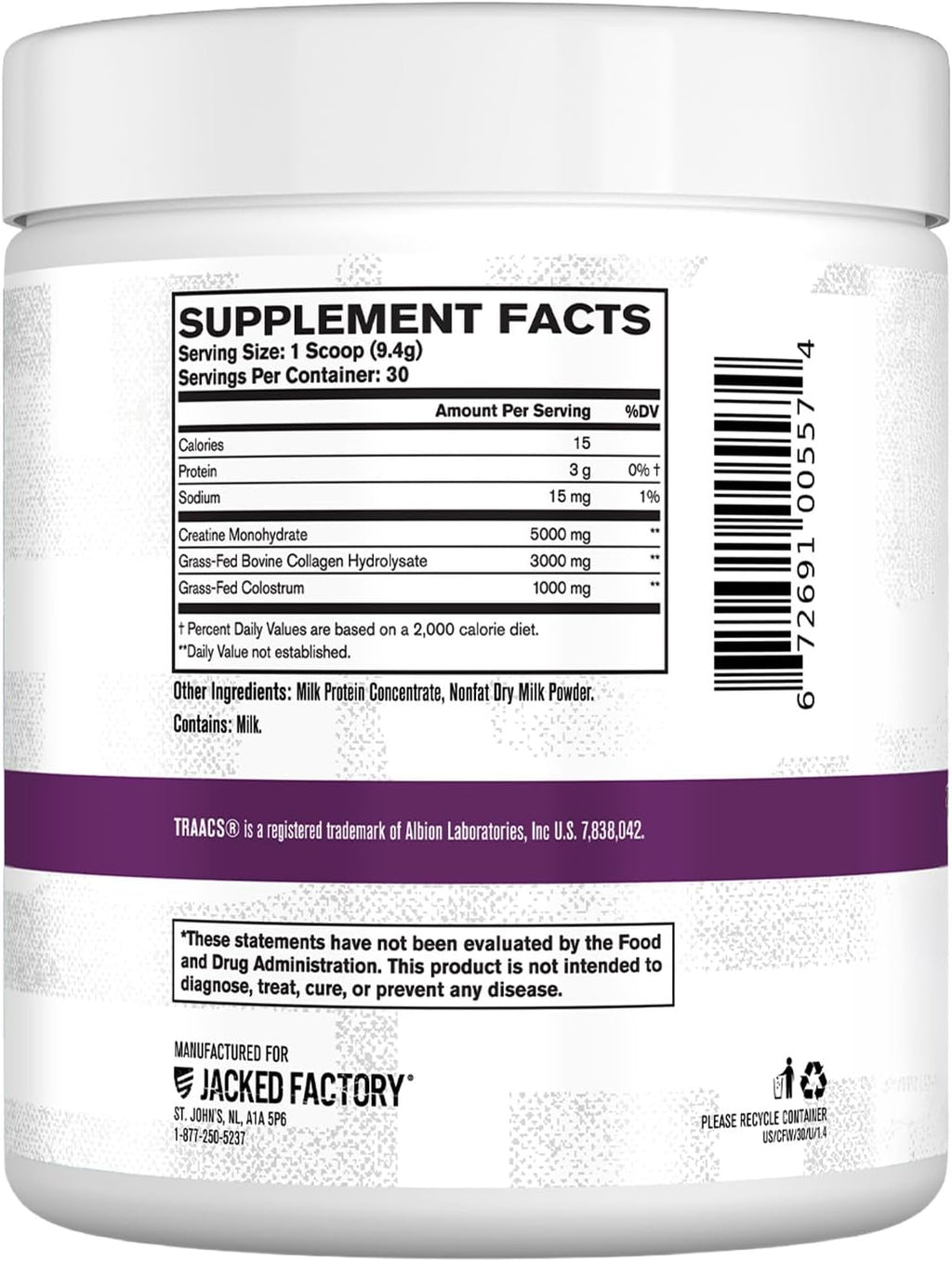 Creatine for Women - Creatine Monohydrate with Collagen + Colostrum to Support Workout Performance, Lean Muscle Growth, Healthy Hair, Skin, & Nails - 30 Servings, Watermelon